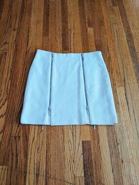 Pedro del Hierro White A-Line Mini Skirt